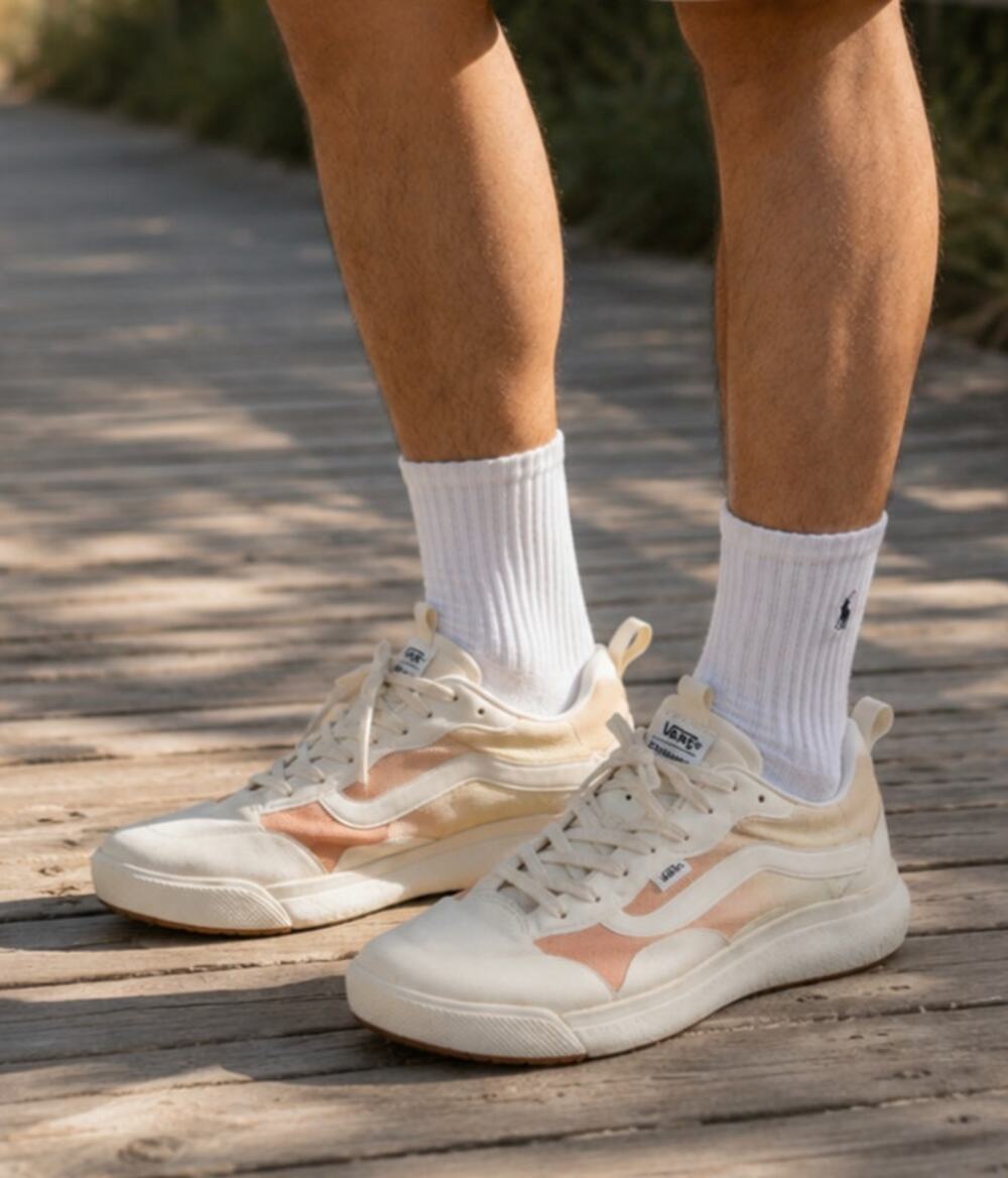 Vans UltraRange EXO Cream Peach Sneakers Men's Size 12 NWOB RARE SIZE